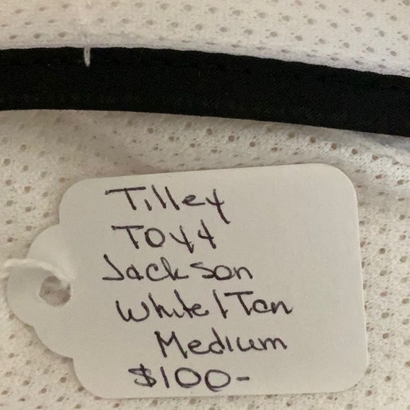 Tilley JACKSON TOY4 Fedora - White/Tan - Picture 14 of 16